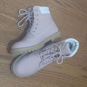 Pink boots